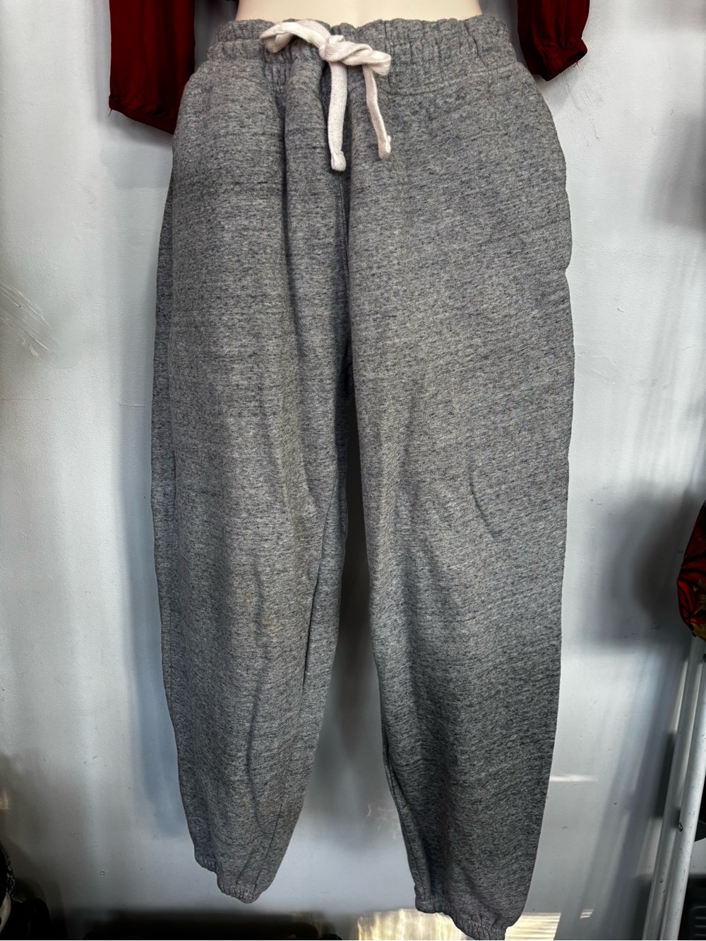 grey jogger sweatpants